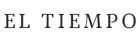 EL TIEMPO
