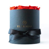 ボックスブーケ-ブライトレッド