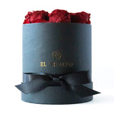 ボックスブーケ-ブラッドレッド