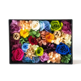 プリザーブドフラワーボックス オリジナル-ビビットミックス