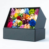 プリザーブドフラワーボックス オリジナル-ビビットミックス