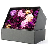 プリザーブドフラワーボックス オリジナル-ヴァイオレット